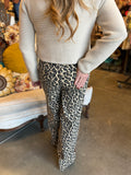 Vervet Sar Leopard Print Jean