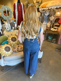 Strapped Top Denim Jumpsuit
