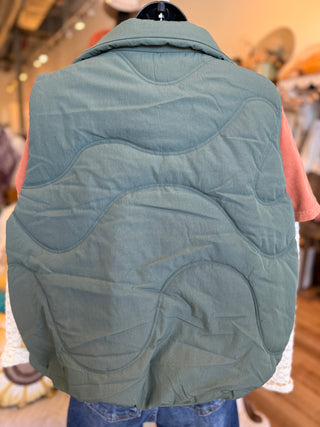 Green Puffer Vest