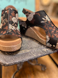 Corkys Carley in Black Tan Floral