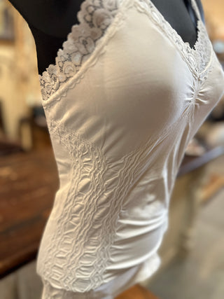 Lace Corset Cami in Almond, Ivory, Khaki or Black