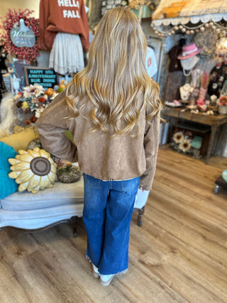Mocha Bomber Jacket