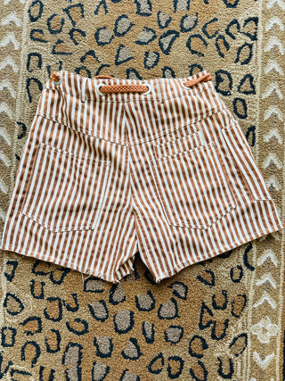 Caramel Striped Short