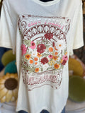 Retro Grow Freely Wildflower Graphic Tee