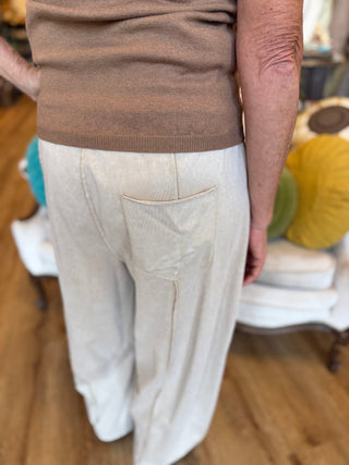 Sand Terry Knit Pant