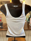 White or Beige Shell Tank Top