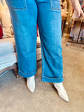 Vervet Wide Leg Cuff Jean