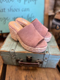 Corkys Solstice Wedge in Blush or Cognac