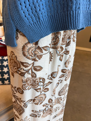 Blue Sleeveless Sweater