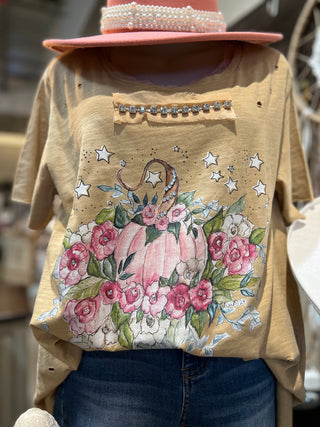 Pink Pumpkin Graphic Tee
