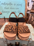 Corkys Better With Time Sandal in Leopoard