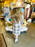 Plaid Shirt Dress