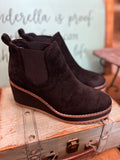 Corkys Love you a Latte Bootie in Black or Tobacco