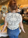 Crochet Vest in Natural
