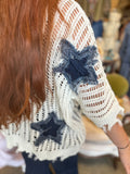 Star Crochet Sweater