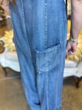 Relaxed Chambray Jumpsuit