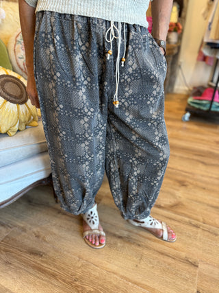 Ash Patchwork Pant