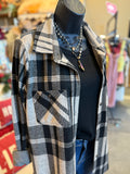 Black and Tan Plaid Flannel