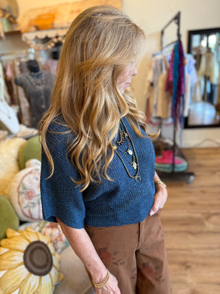 Coco, Oatmeal or Teal Dolman Sleeve Sweater