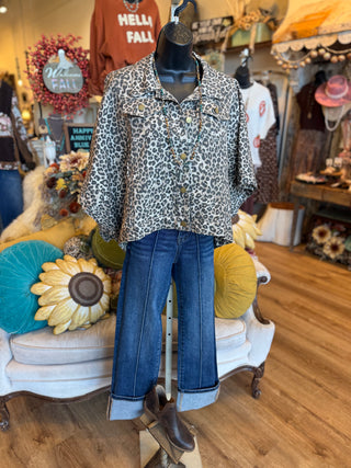 Leopard Cape Jacket