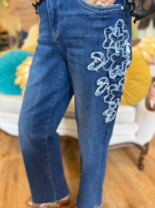 Risen Flower Patch Jean