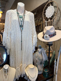 Natural Ruffle Lace Dress