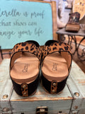 Corkys Better With Time Sandal in Leopoard