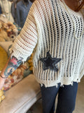 Star Crochet Sweater