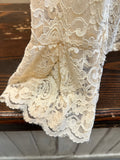 Lace Bell Sleeve Top in Black or Cream