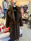 Brown Faux Fur Coat
