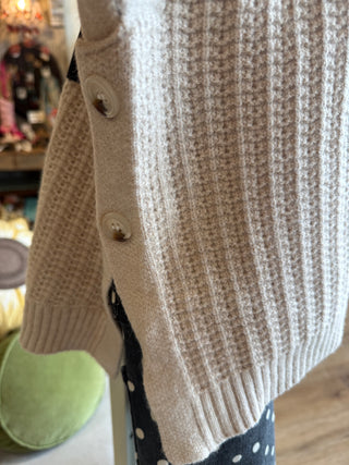 Taupe Embroidery Vest