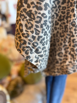 Leopard Cape Jacket