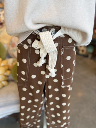 Mocha Mousse Polka Dot Pant