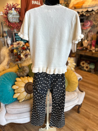 JBD Black Polkadot Jean
