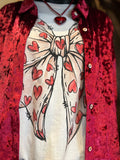 Heart Bow Graphic Tee