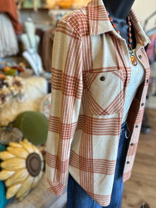 Rust Plaid Flannel
