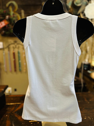 Rib Knit Racer Back Tank