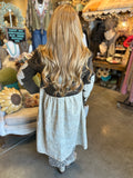 Vintage Black Mixed Daisy Jacket