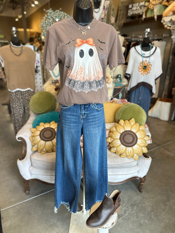 Boo Bow Ghost Graphic Tee