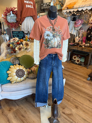 Autumn Floral Graphic Tee