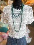Ivory Lace Crop Top