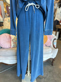 Denim Terry Knit Set