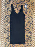 Reversible Tank Dress in Black or Sand