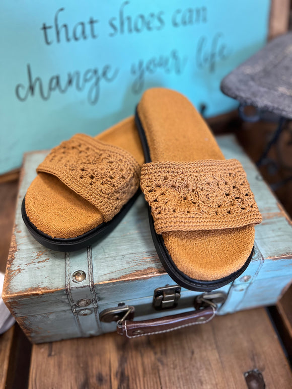 Rust Crochet Slide