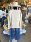 Ecru Eyelet Lace Pullover