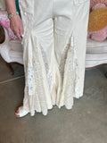 Lace Patch Overalls