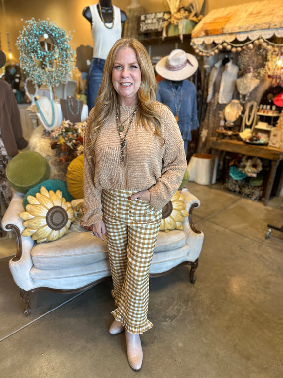 Butter Toast Gingham Pant