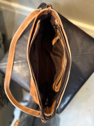 Bedstu Hyperbolic Bag In Tan Rustic Nectar Lux