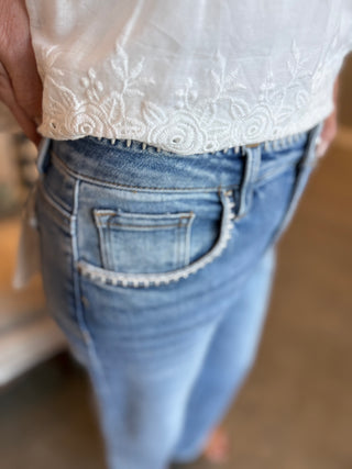 Risen Stitch Detail Jean