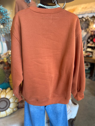 Hello Fall Terry Knit Top